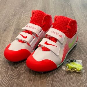 Nike Zoom Javelin Elite 3 Throwing Shoes Mens 11.5 Crimson Track FZ9626-100